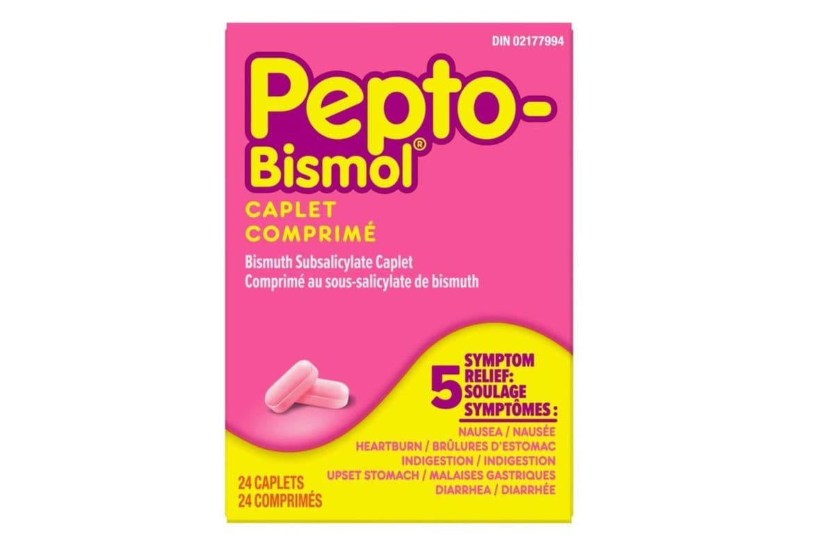Pepto Bismol 5 Symptom Stomach Relief Caplets (24's)