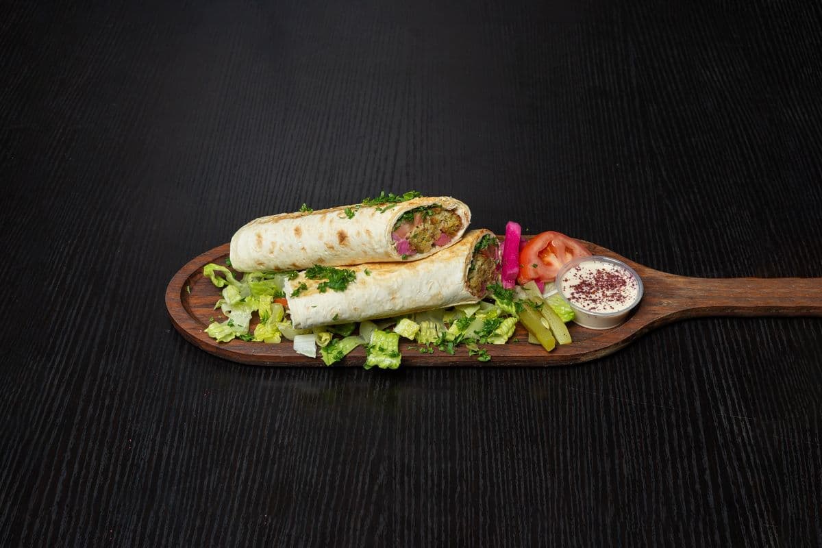 Falafel Saj Wrap