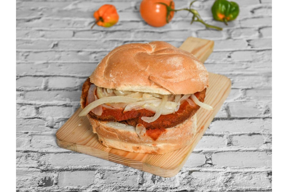 Eggplant Parmesan Sandwich