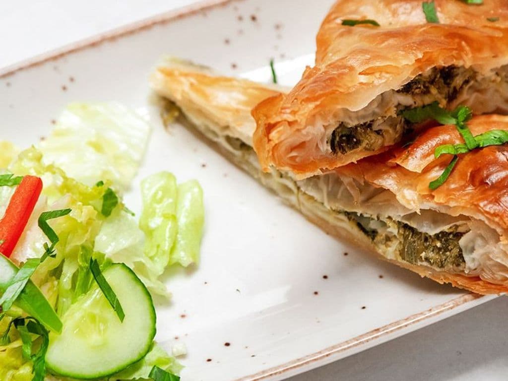 Spanakopita & Salad