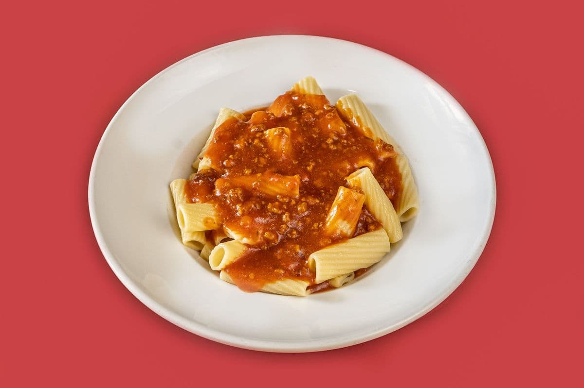 Rigatoni Sauce à la Viande (meat sauce)
