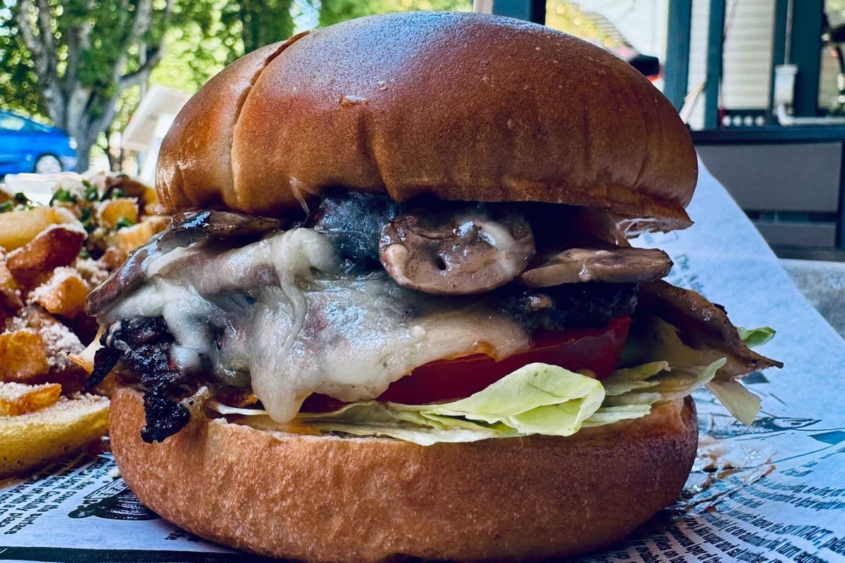 Truffled Mushroom Burger