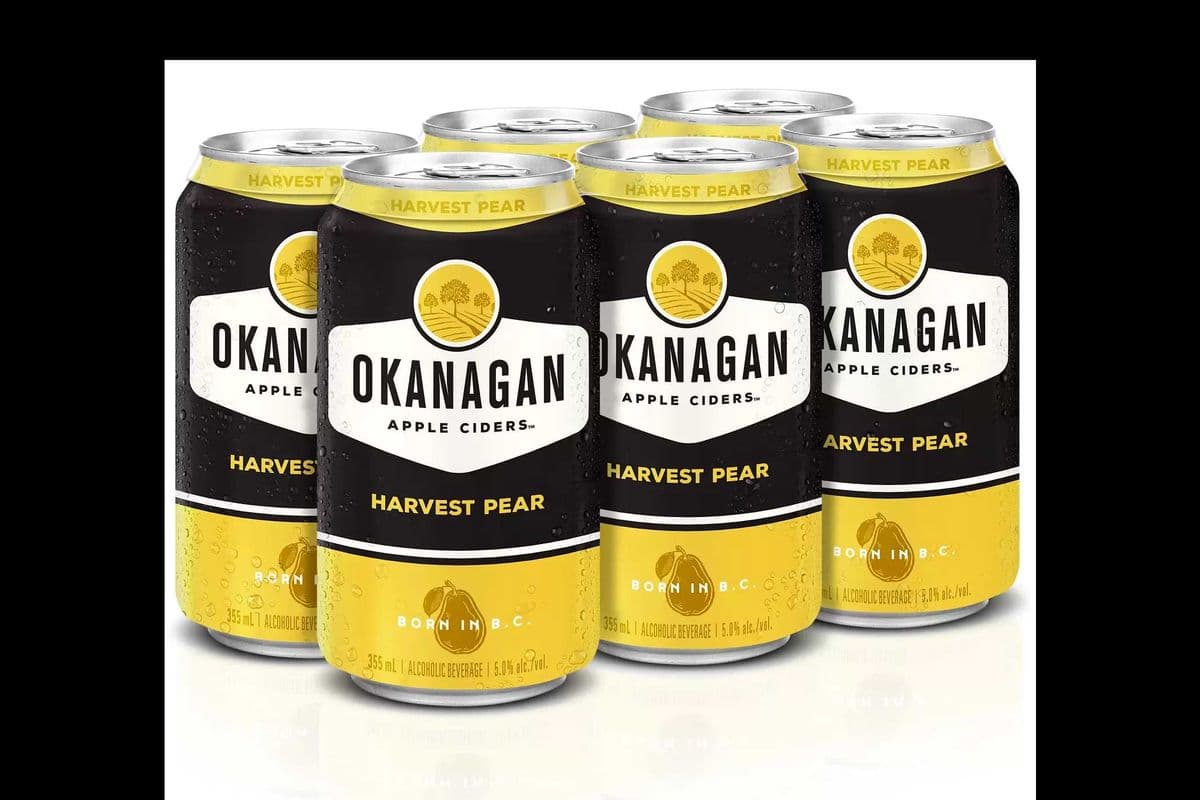 OKANAGAN HARVEST PEAR FLAVOUR (6 x 355ML CANS) (6 x 355ML)