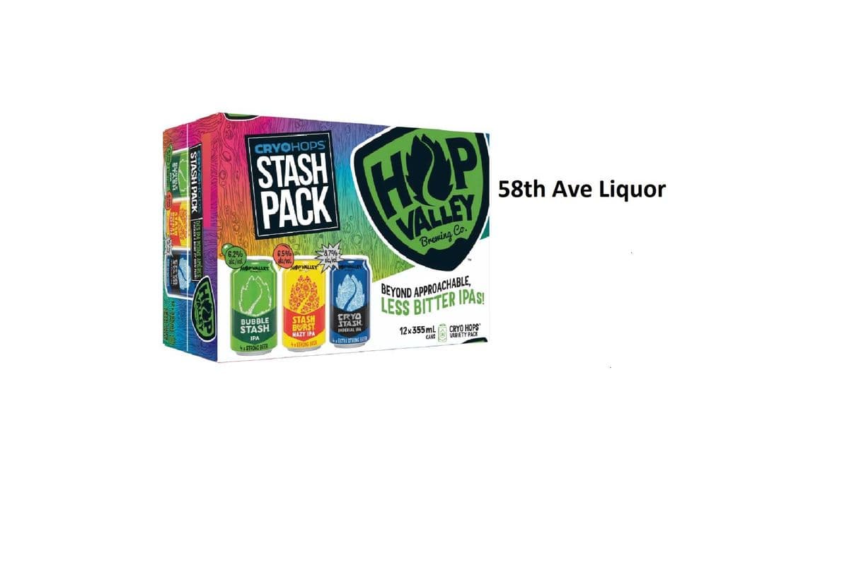 HOP VALLEY STASH PACK MIXER 12 CANS (1 x 12x355ML)