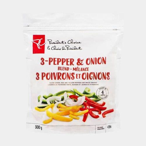 President's Choice 3 Poivrons et oignons (750g) / President's Choice 3 Pepper & Onion Blend (750g)