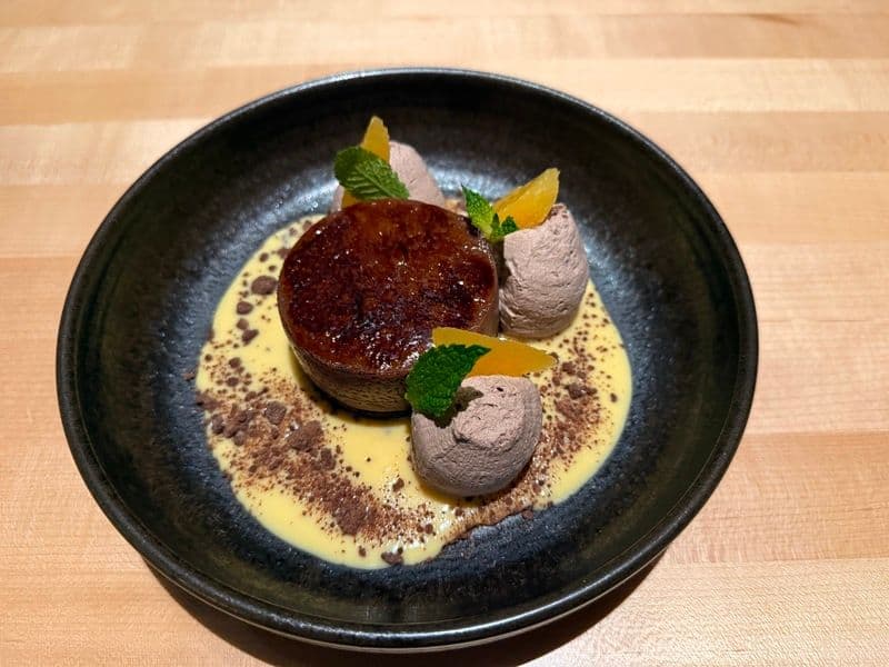 Chocolate Brulee Cheesecake