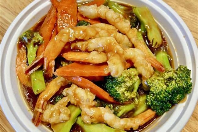 64. Shrimp with Broccoli
