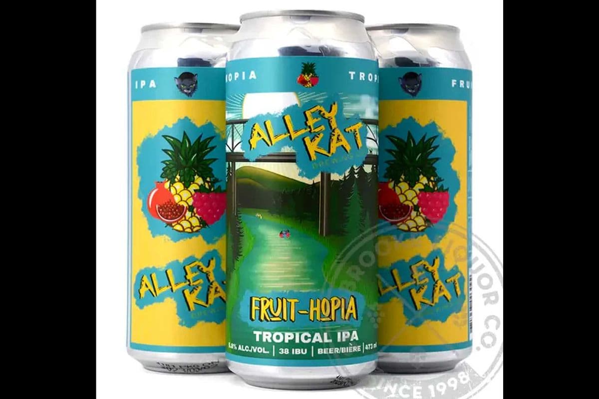 ALLEY KAT FRUIT-HOPIA TROPICAL IPA (4 x 473ML CANS)