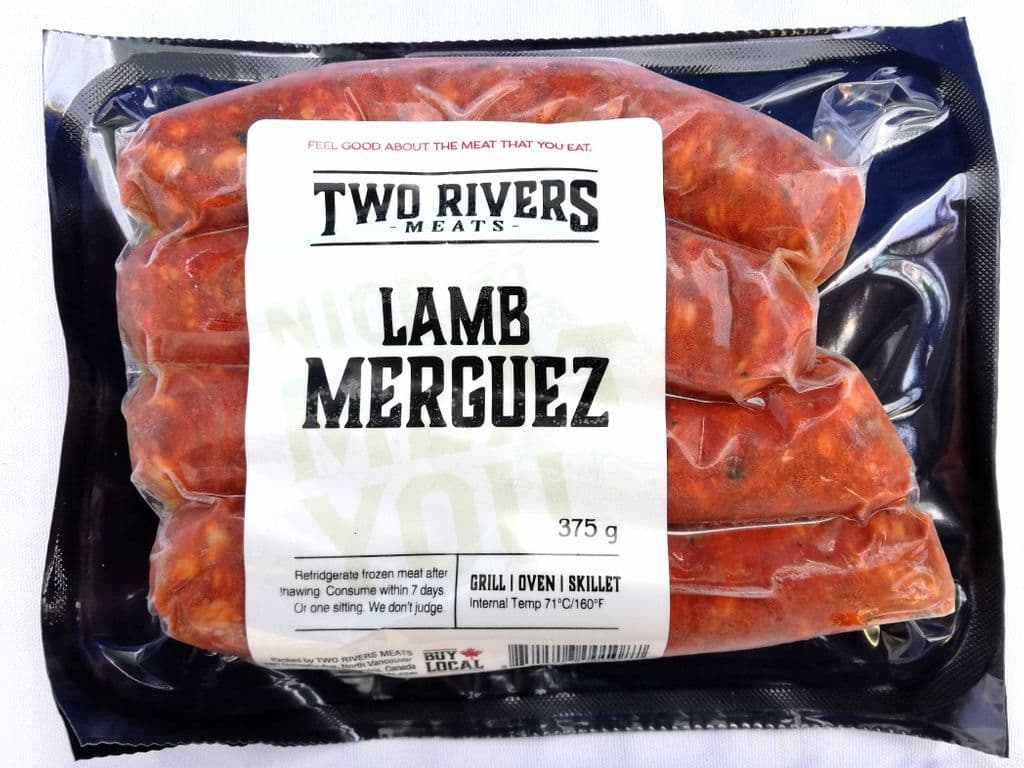 TWO RIVERS LAMB MERGUEZ 375G (FROZEN)