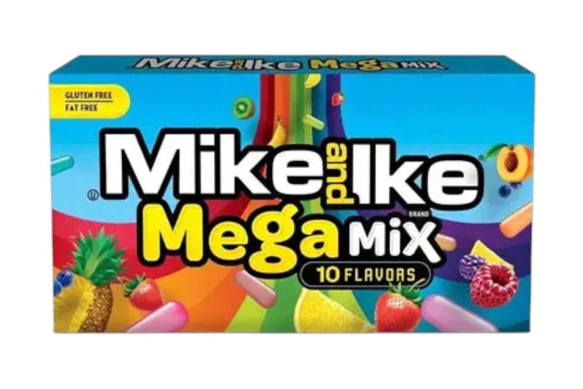 Mike & Ike Mega Mix (120gm) (110 Cal)
