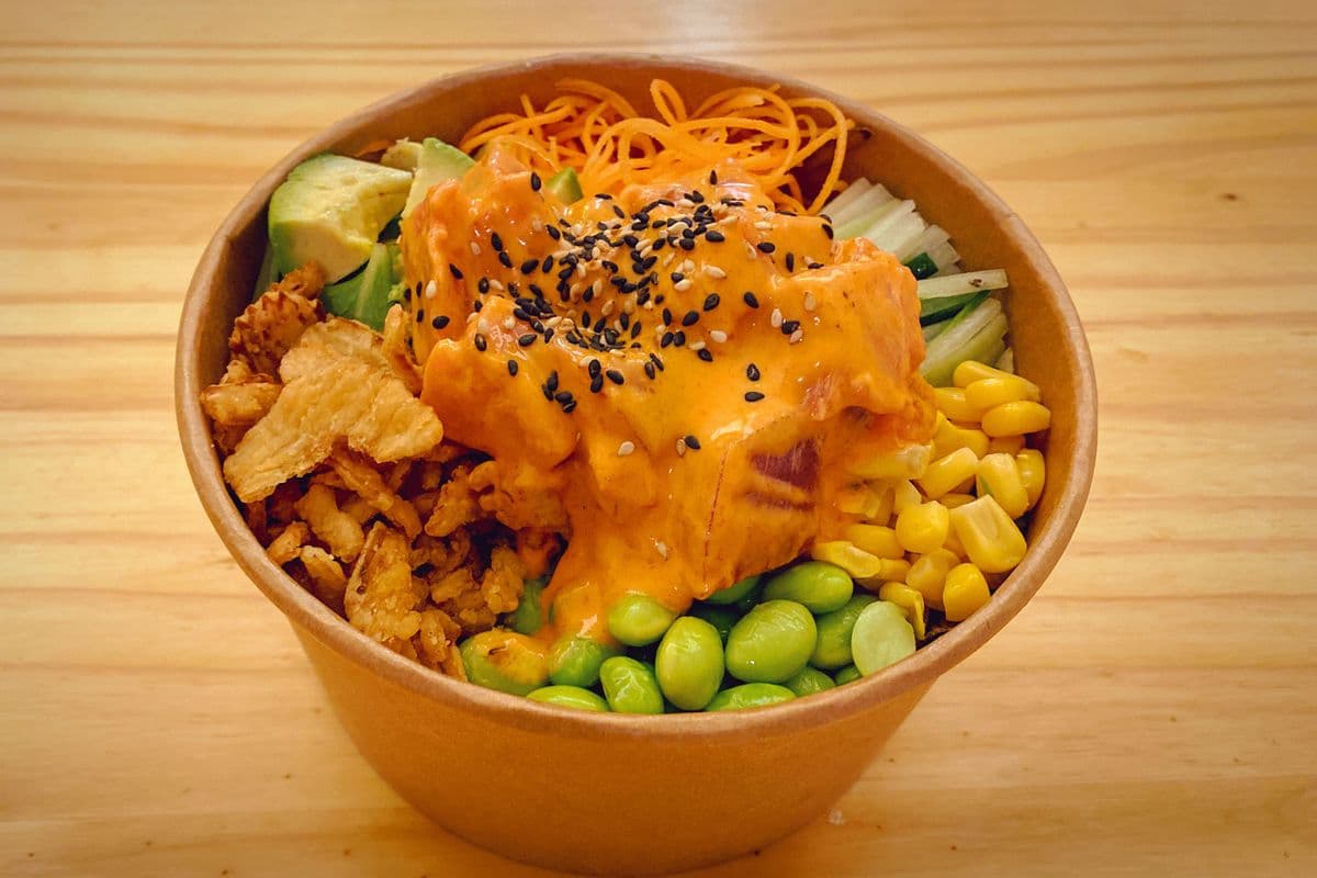 Aburi Spicy Bluefin Tuna Poke Bowl
