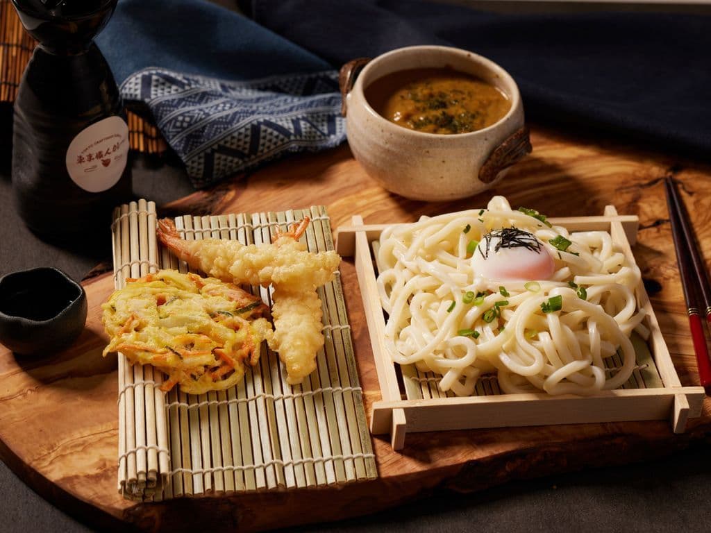Tempura Prawns & Yasai Curry Udon 天婦羅炸蝦蔬菜咖哩烏冬