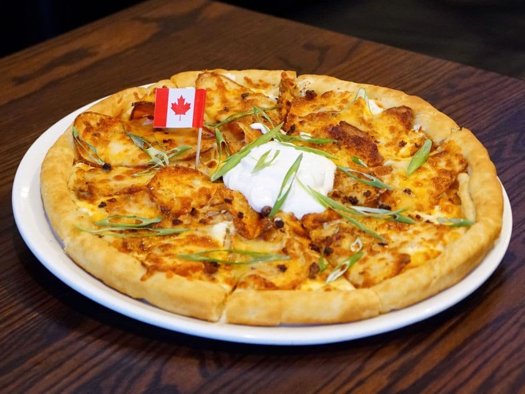 8" Perogie Pizza