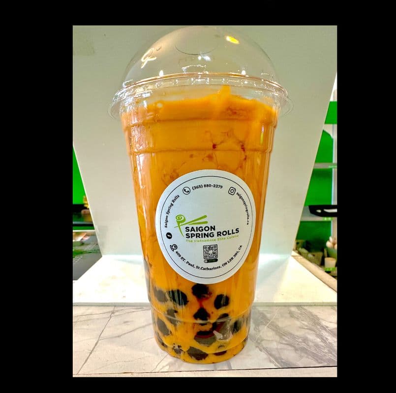 Thai Milk Tea with Brown Sugar