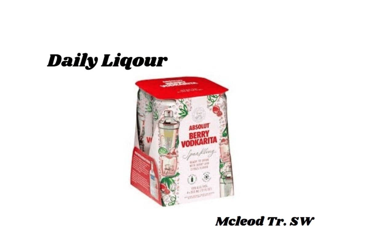 ABSOLUT BERRY VODKA RITA 4 PKC (1 x 4 CANS)