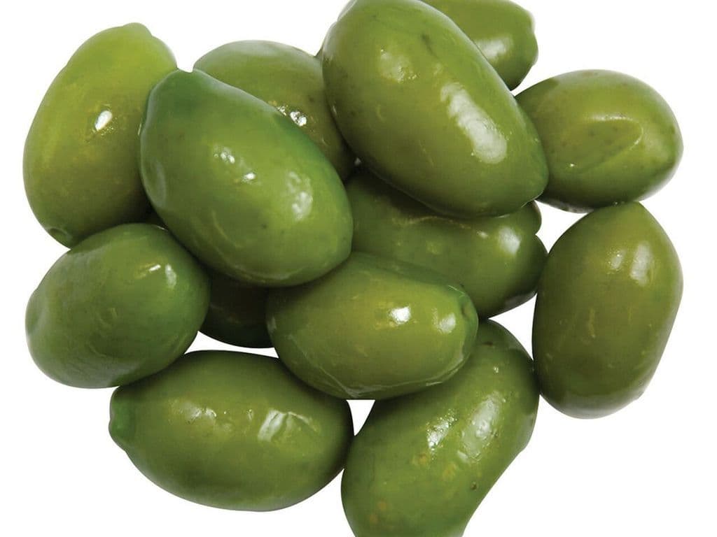 F2T GREEN CERIGNOLA OLIVES 8OZ