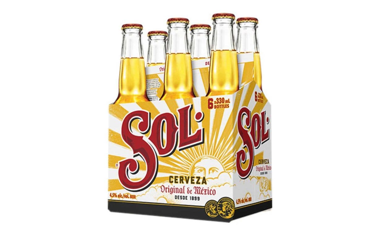 Sol Cerveza (6 x 330ml Bottle)