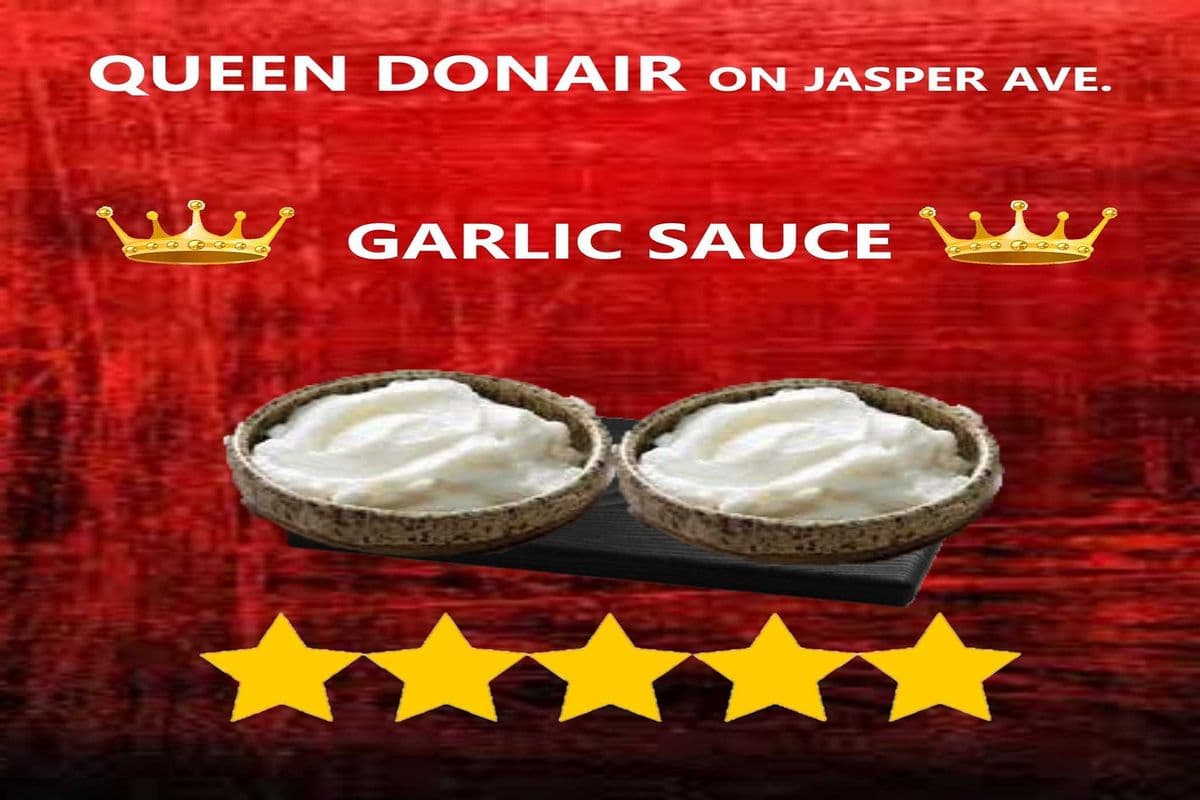 Garlic Sauce on the side