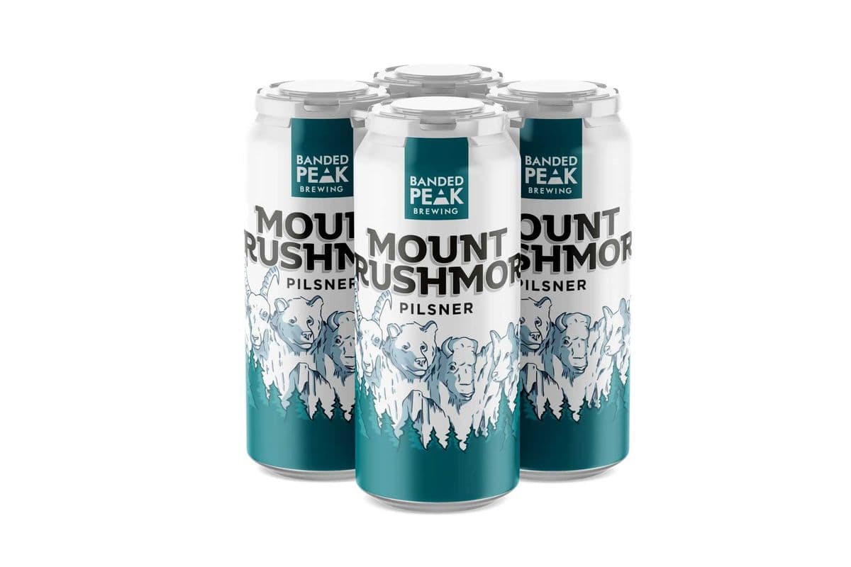 Banded Peak Brewing Mt. Crushmore Pilsner (4 Cans) (4 x 473ml)