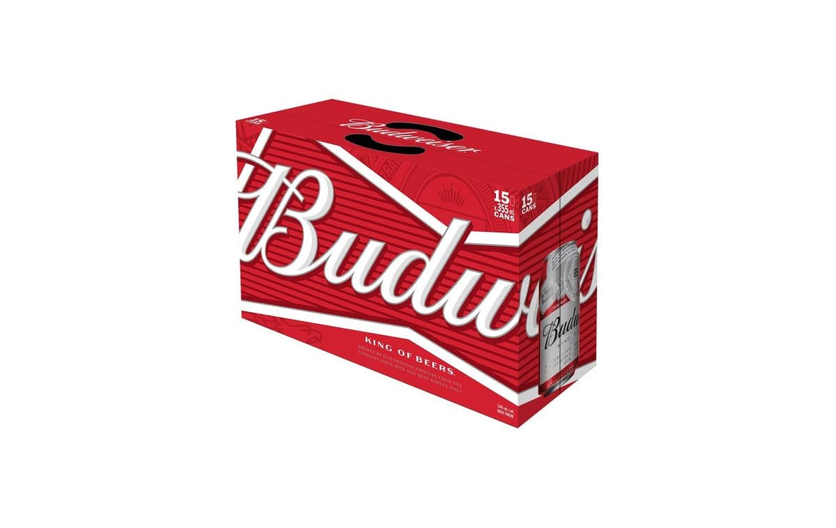 Budweiser *$10 OFF!* (15 x 355 ml)