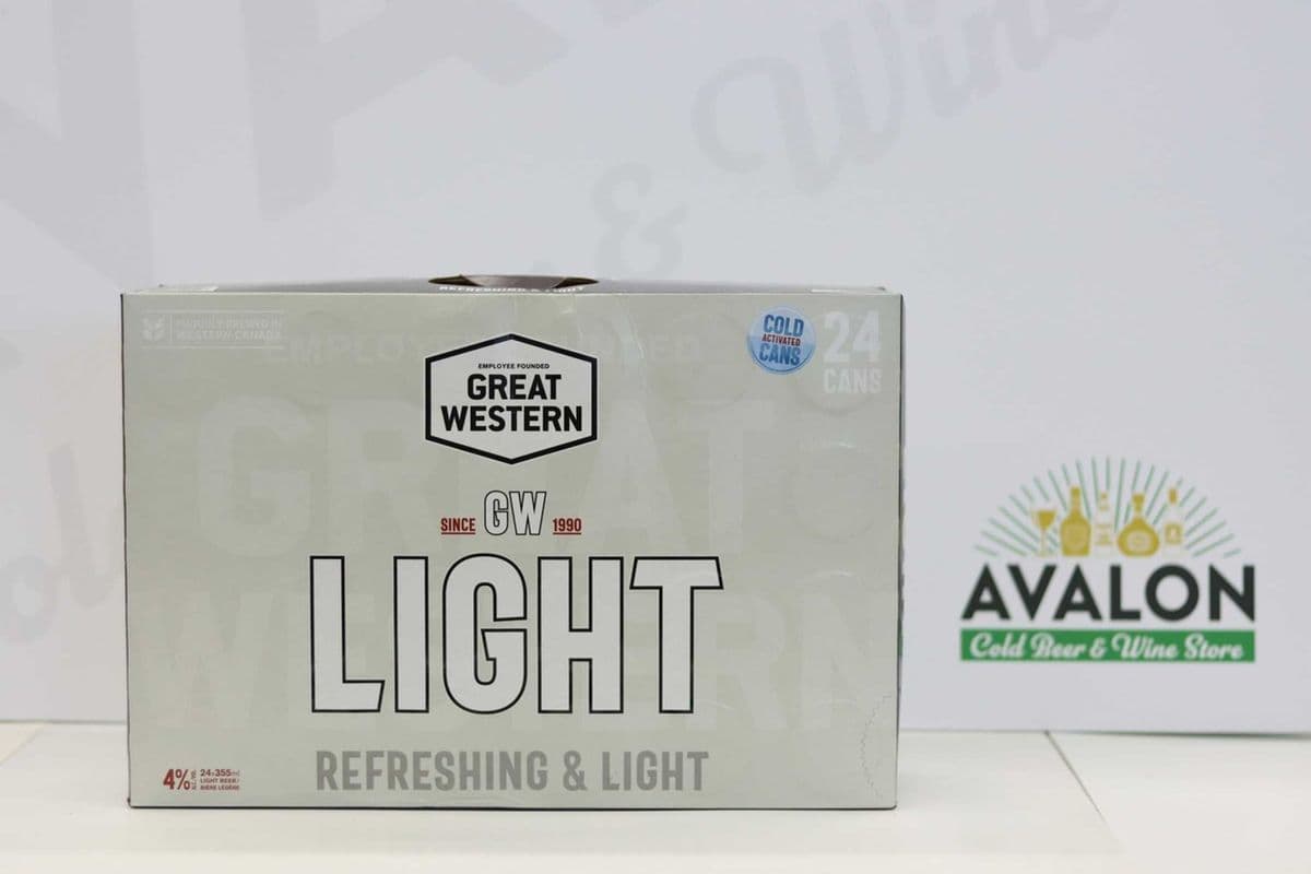 Great Western Light 24pk Can (24 x 355ml)