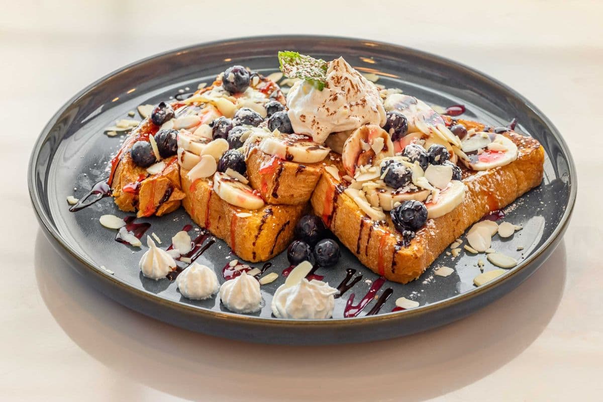 Banana Almond French Toast