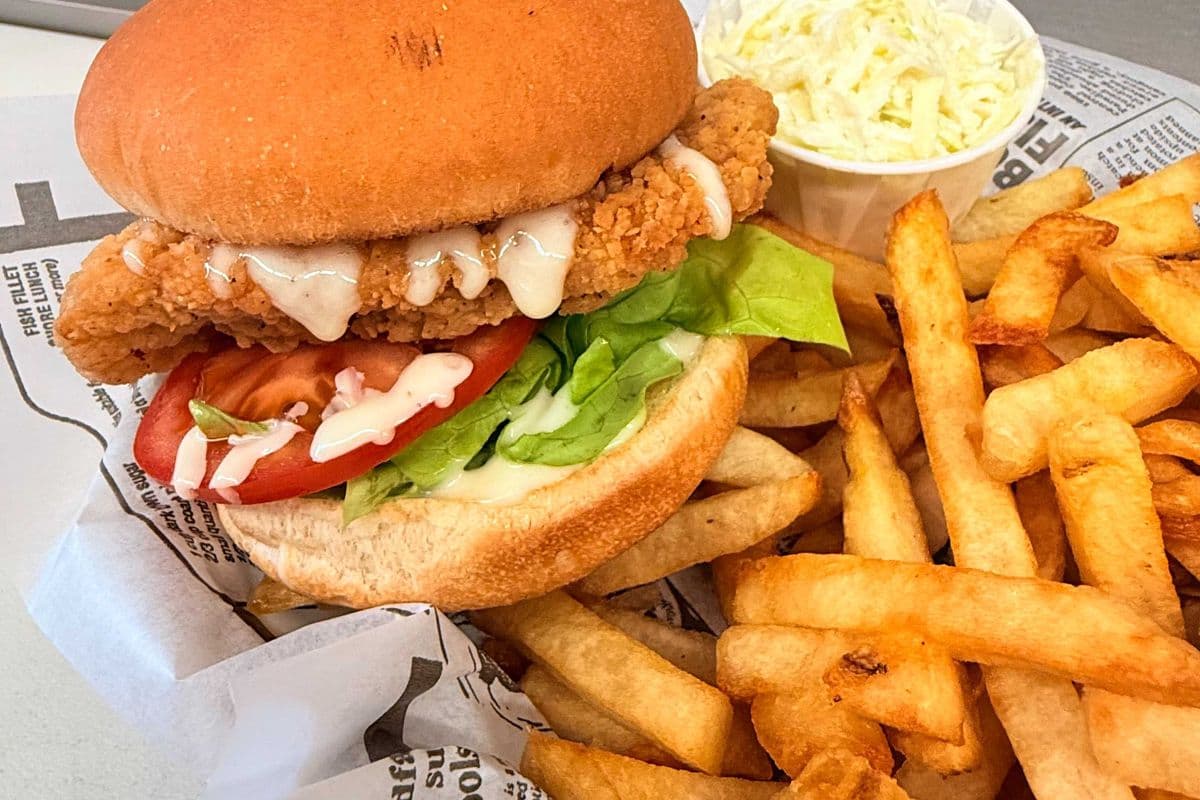 Chicken Burger Platter