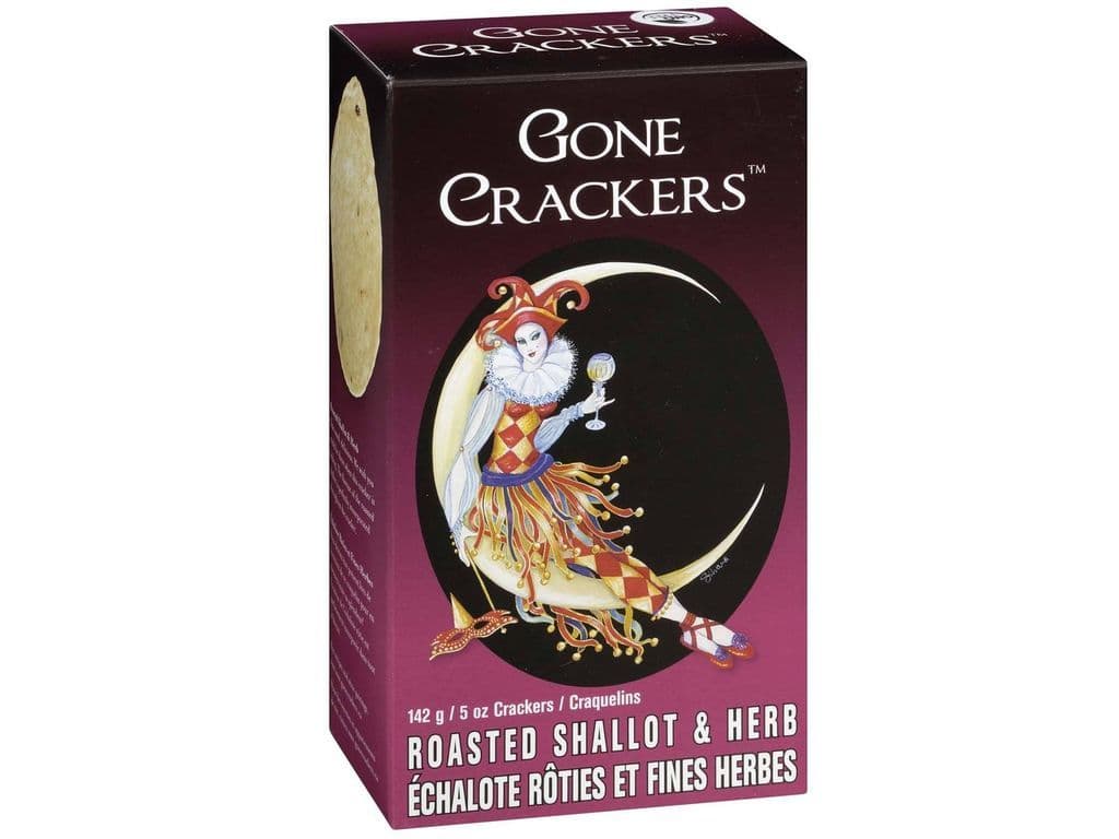GONE CRACKERS ROASTED SHALLOT & HERB 142G