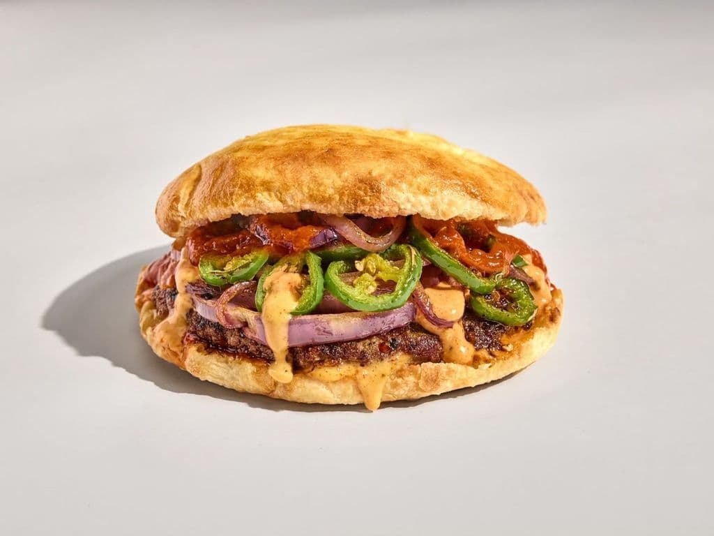 Fire Naan Burger