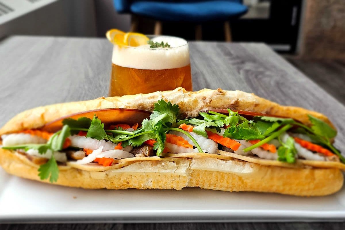 Grilled Chicken Banh Mi