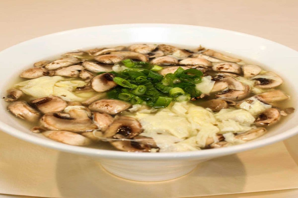 Mushroom Egg Drop Soup