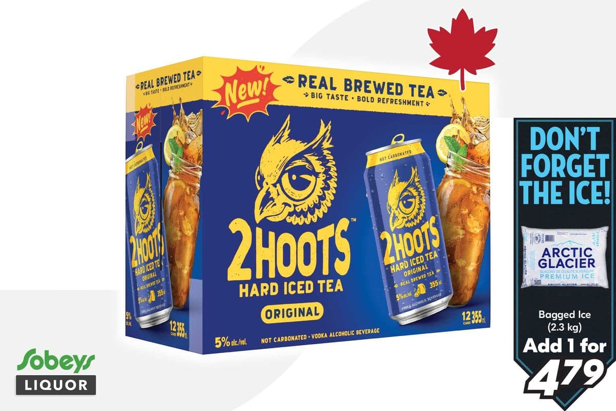 2 Hoots Hard Iced Tea Original (12 x 355 ml)