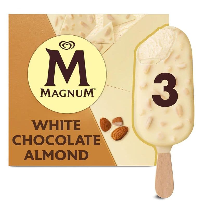 Magnum White Chocolate Almond ( 3-Pack )