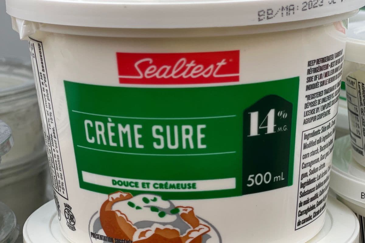 Crème sure 500ml / Sour cream 500ml (500 ml)