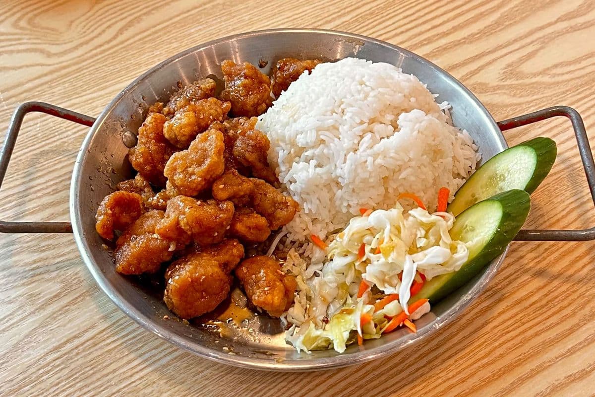 Honey Garlic Pork and Rice