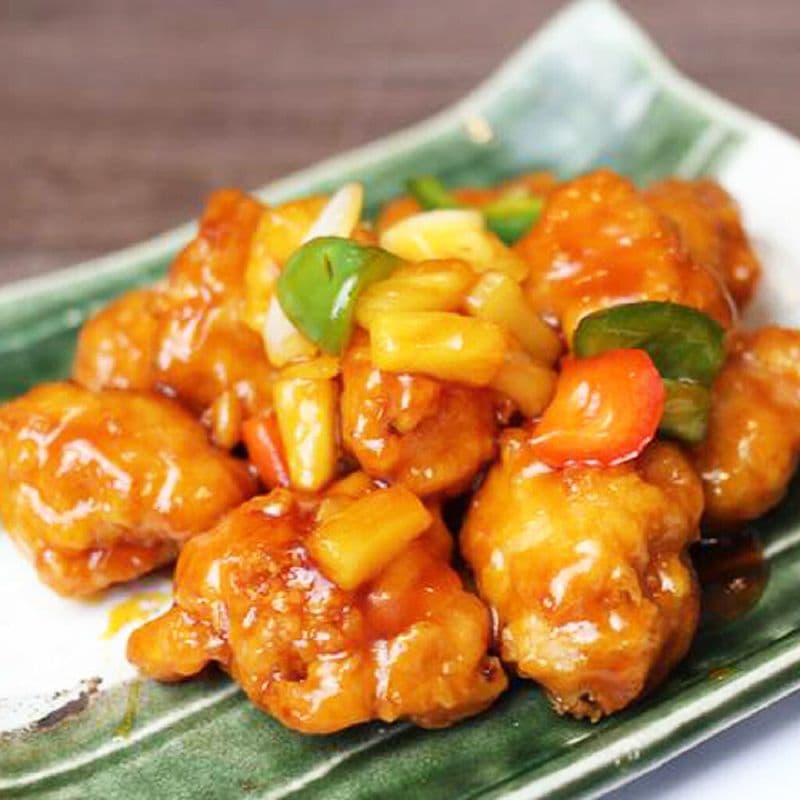 50A. Poulet aigre et doux / 50A. Sweet and Sour Chicken
