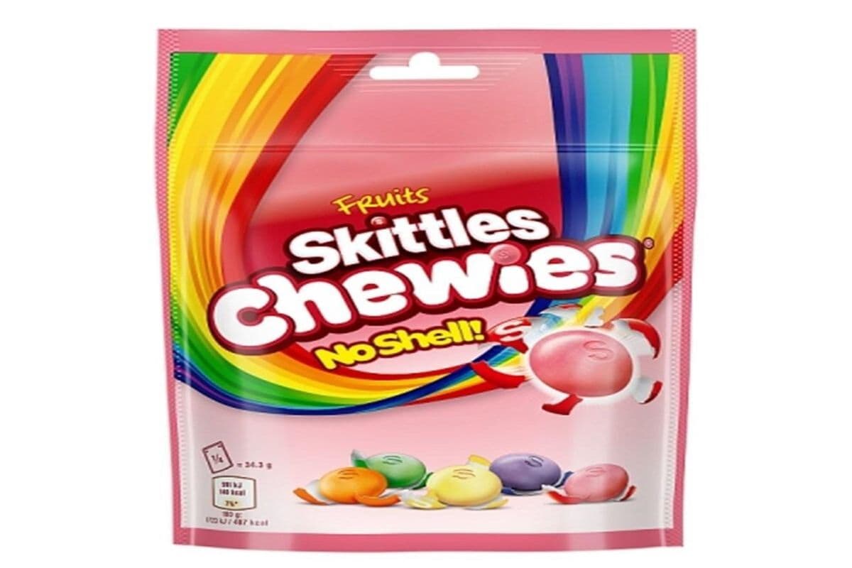 Skittles Chewies No Shell Candy (125 g)