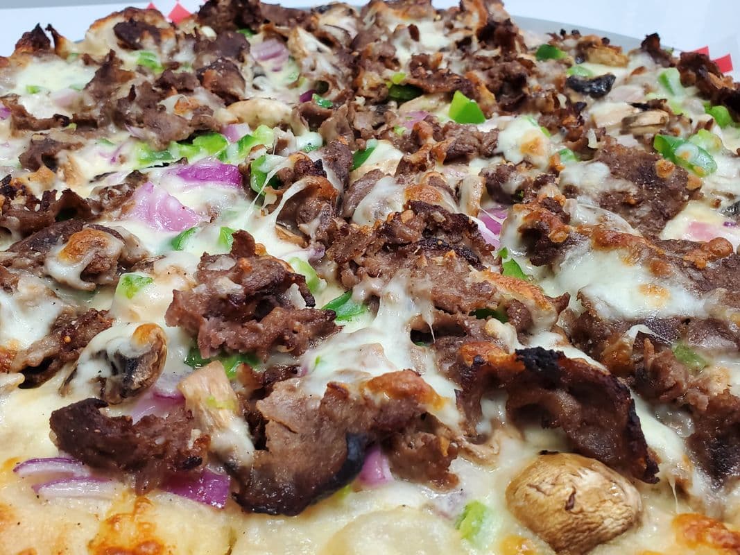 Large Philly Cheese Steak Pizza