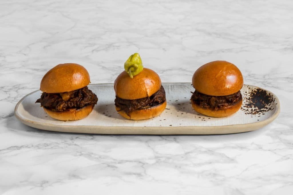 Pulled Brisket Sliders
