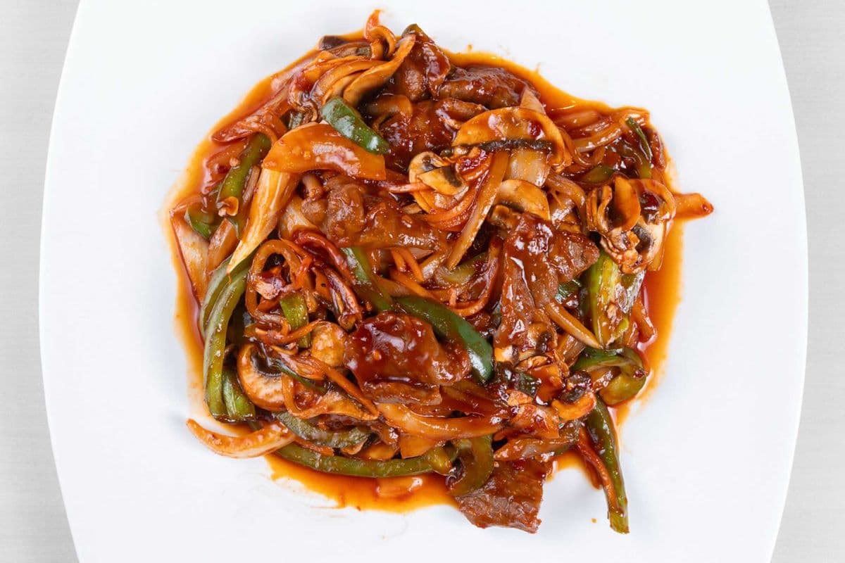 Hot Spiced Sliced Beef (Spicy) 干烧牛肉