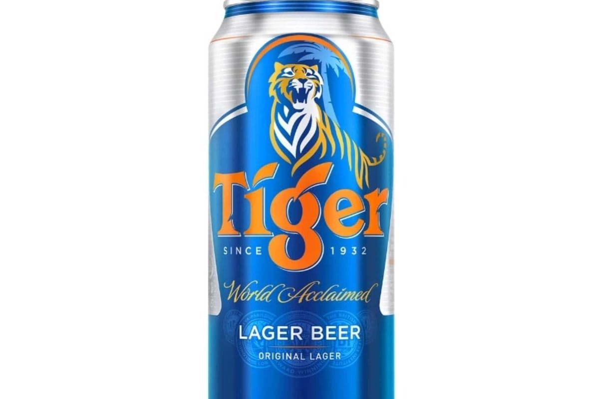 Tiger Lager Beer Tall Can (500ml) (1 x 500ml)