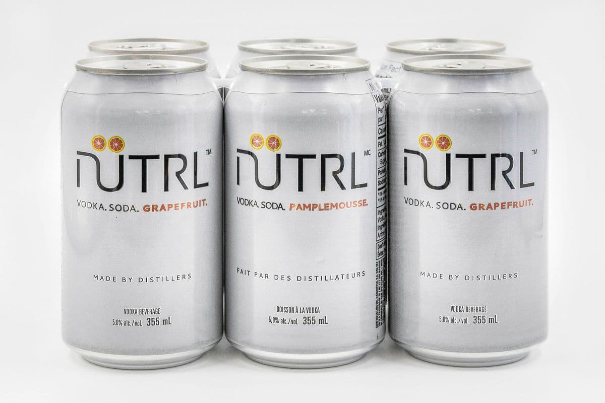 Nutrl Vodka Soda Grapefruit (1 x 6 Cans)
