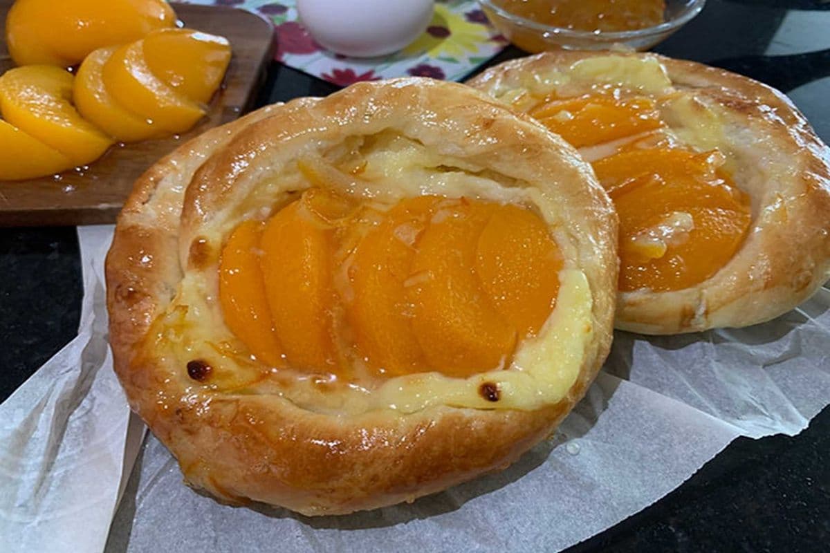 Peach Orange Danish