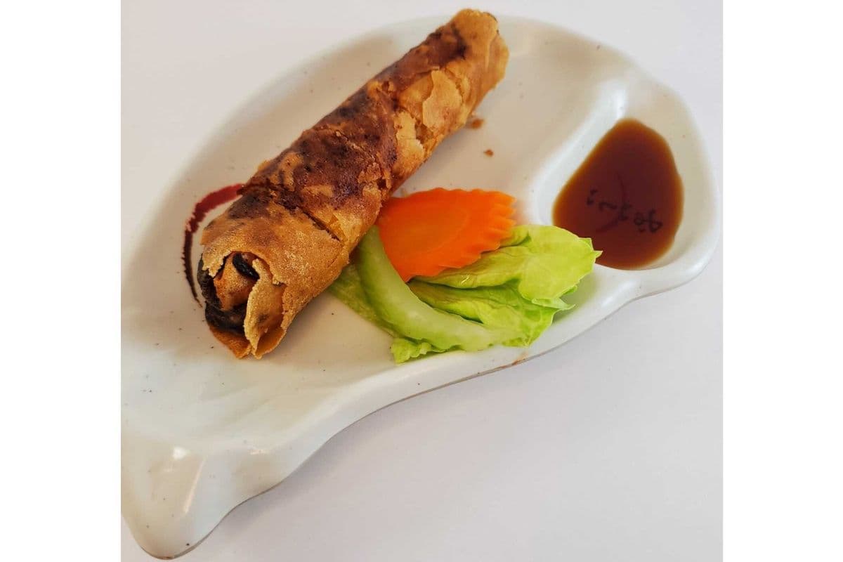 Rouleau impérial frit végétarien