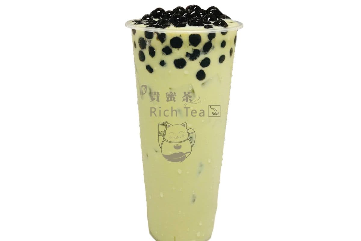 Matcha Milk Tea with Pearls