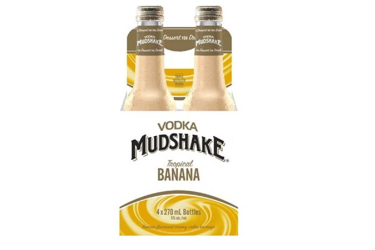 Vodka Mudshake Tropical Banana (4 Pack) (4 x 270 ml Bottles)