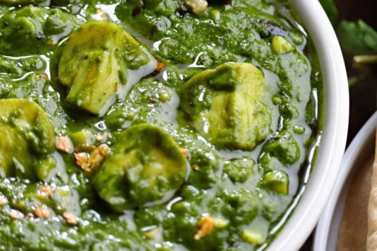 Palak Mushroom