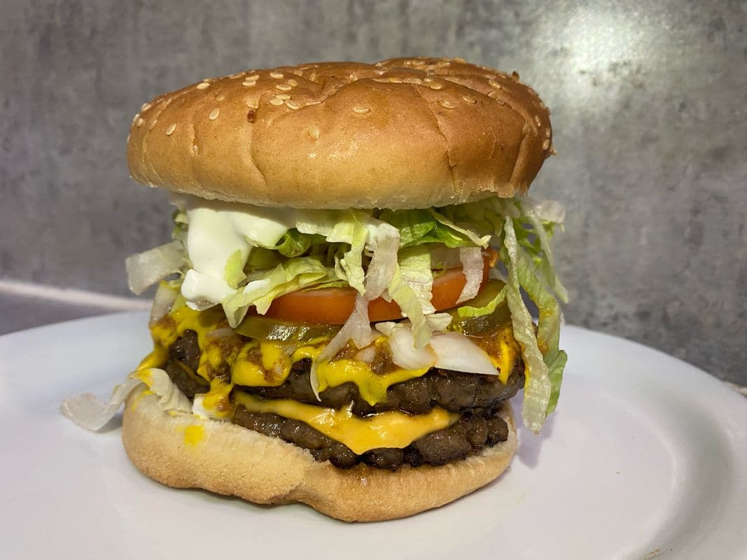 Double Fat Boy Burger