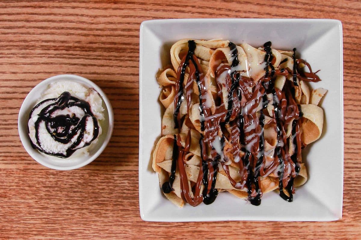 Fettuccine crêpe