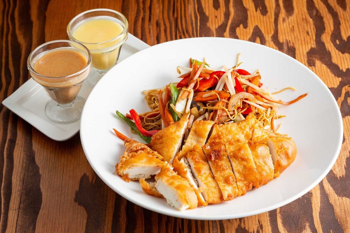 49C. Crispy Chicken with Egg Noodles